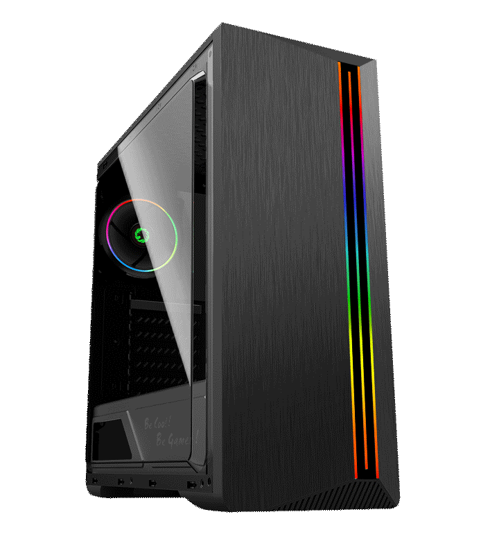 GABINETE GAMER GAMEMAX SHINE G517 RGB ATX, MATX, ITX VENTANA DE VIDRIO