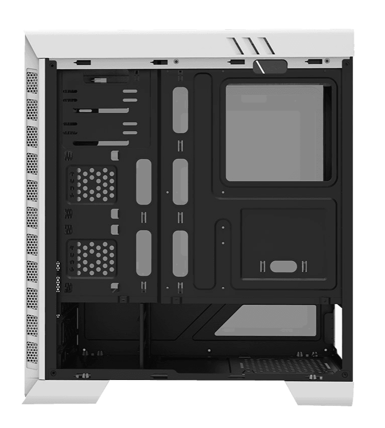 GABINETE GAMER GAMEMAX ELYSIUM WHITE G503X ATX, MATX, MINI ATX, ITX