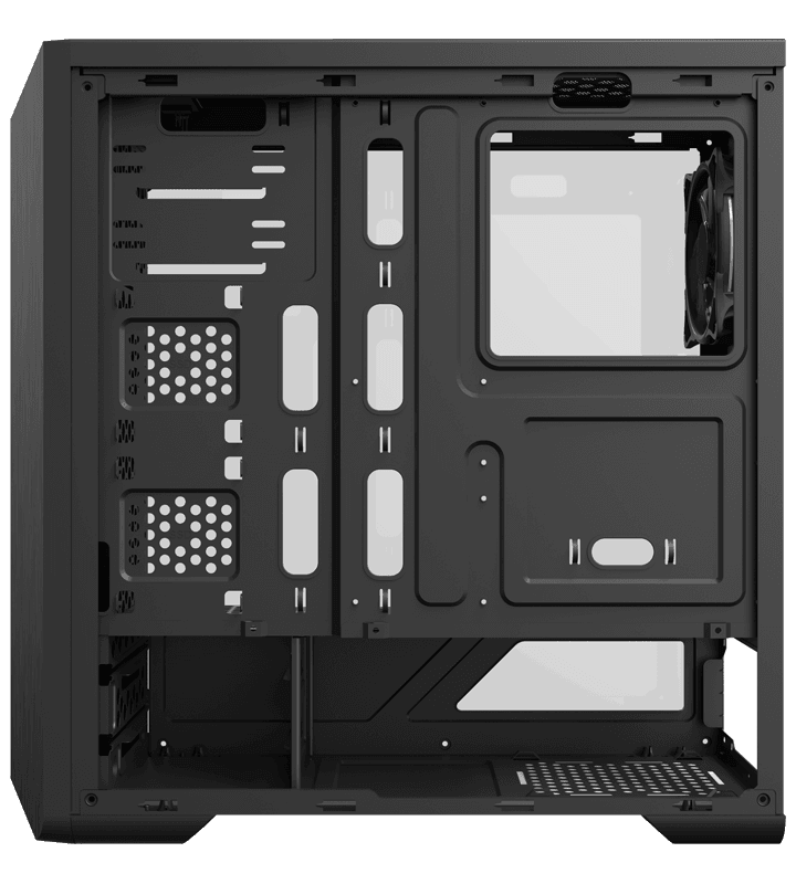 GABINETE GAMER GAMEMAX SHINE G517 RGB ATX, MATX, ITX VENTANA DE VIDRIO