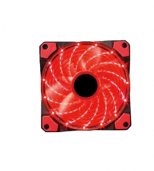VENTILADOR PC CENTARURUS 120MM COLOR ROJO 16 LED 120x120x25mm